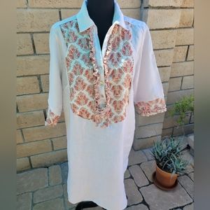 One of a kind Linen tunic or dress.
